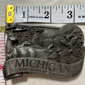 Michigan Vintage Buckle
